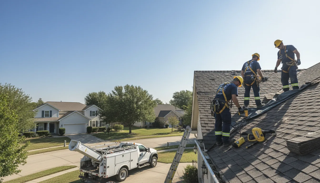 Storm Damage Roof Repair in Honey Grove, PA